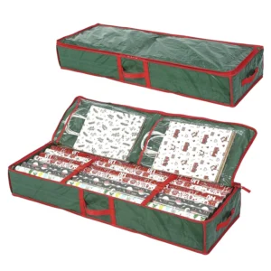 Underbed Gift Wrap Organizer,Gift Wrapping Paper Storage Container Holds up