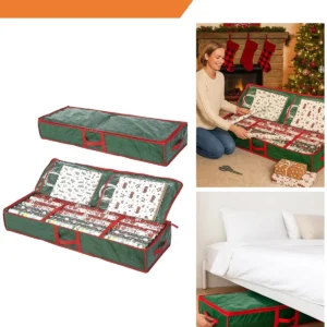Underbed Gift Wrap Organizer,Gift Wrapping Paper Storage Container