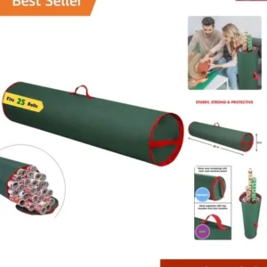 Wrapping Paper Storage Bag | Wrapping Paper Organizer Under Bed for Storing M...